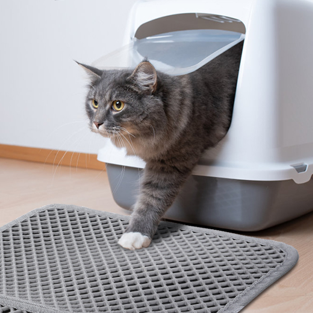 Mess free litter mat best sale